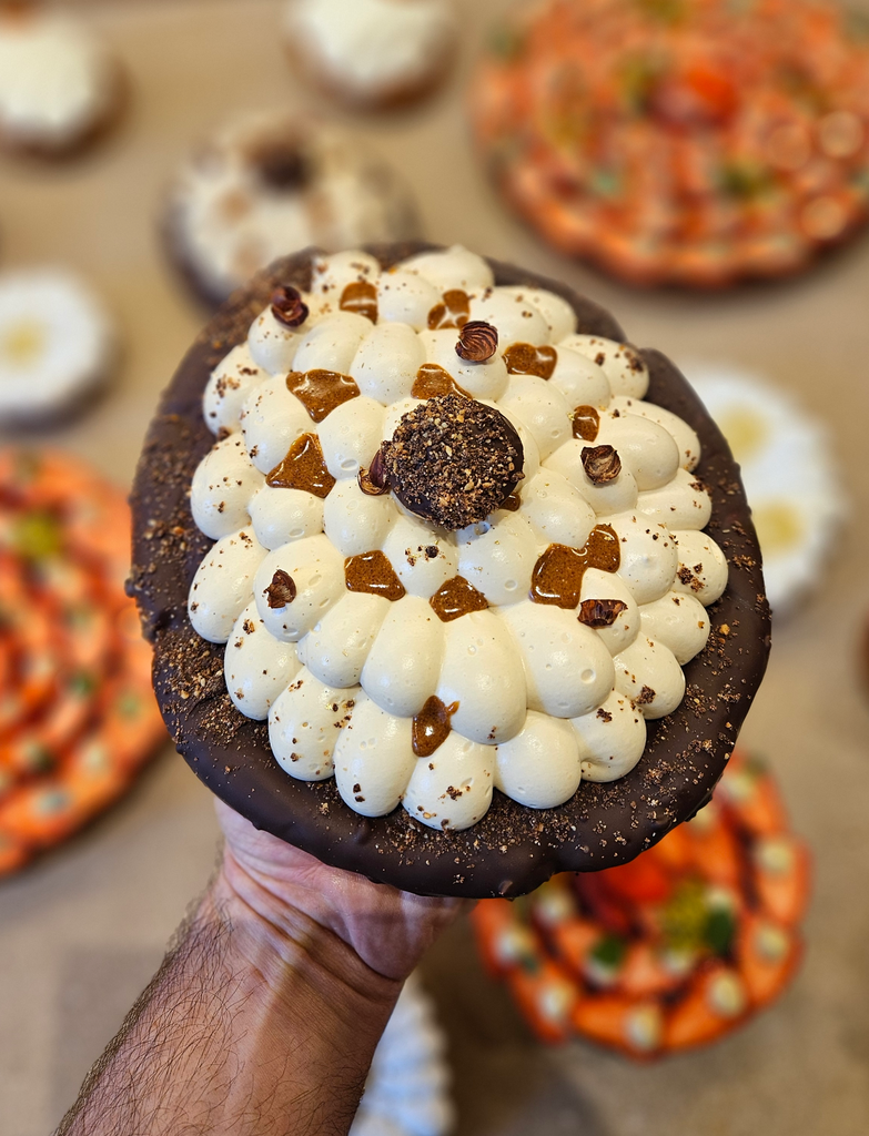 Saint-Honoré au Chocolat 70% et praliné Pistache de Sicile