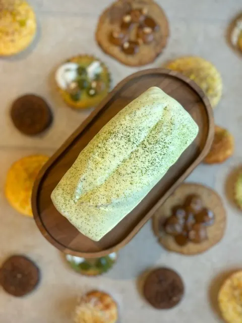 Cake Matcha Earl Grey Chocolat Blanc
