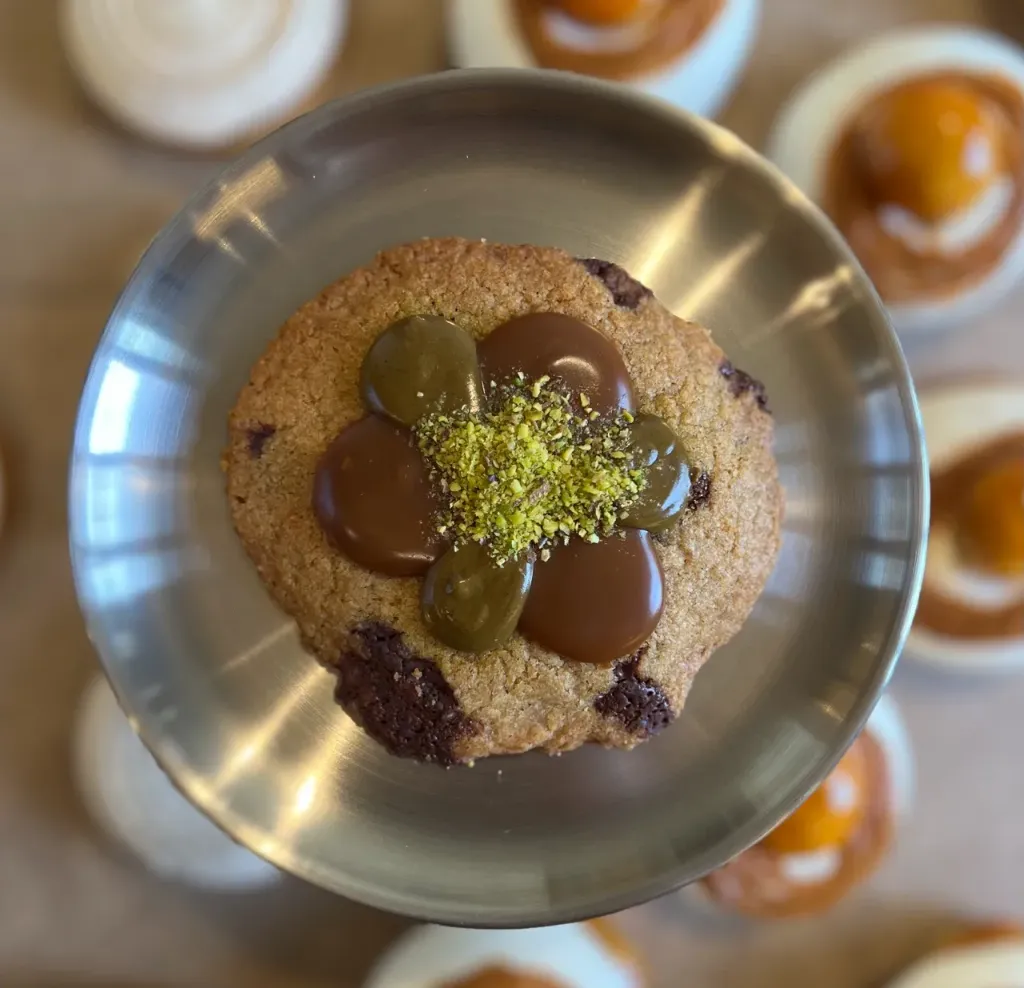 Cookie Caramel Praliné Pistache