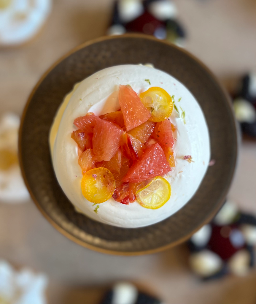 Pavlova aux Agrumes
